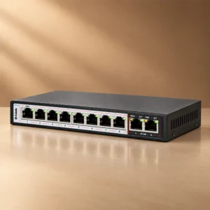 D-Link 10-Port PoE+ Surveillance Switch DES-F1010P