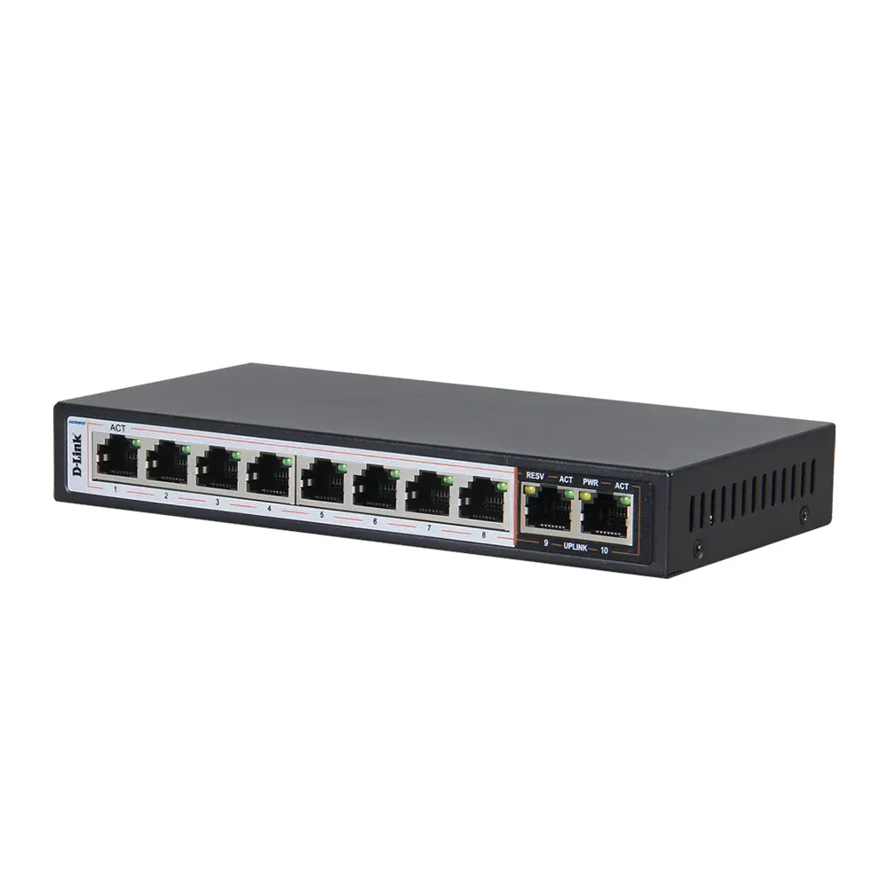 D-Link 10-Port PoE+ Surveillance Switch DES-F1010P - Image 4
