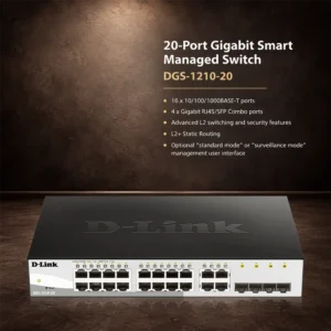 D-Link 16-Port Gigabit Smart Managed Switch DGS 1210 20