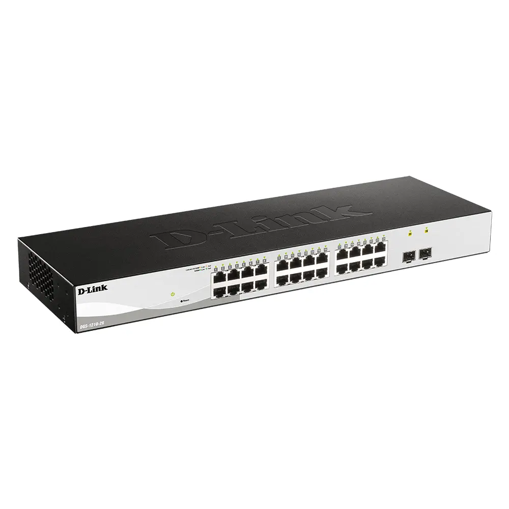 D-Link 24-Port Gigabit Managed PoE+ Switch DGS-F1210-26PS-E - Image 2