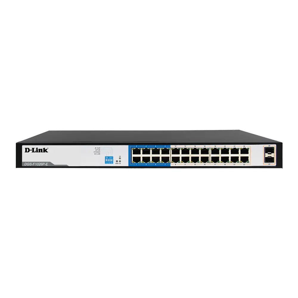 D-Link 24-Port Gigabit PoE Switch DGS F1026P - Image 2