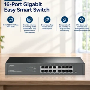 TP-Link 16-Port Gigabit Easy Smart Switch TL-SG-1016DE