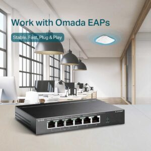 TP-Link 6-Port PoE+ Desktop Switch TL-SF1006P
