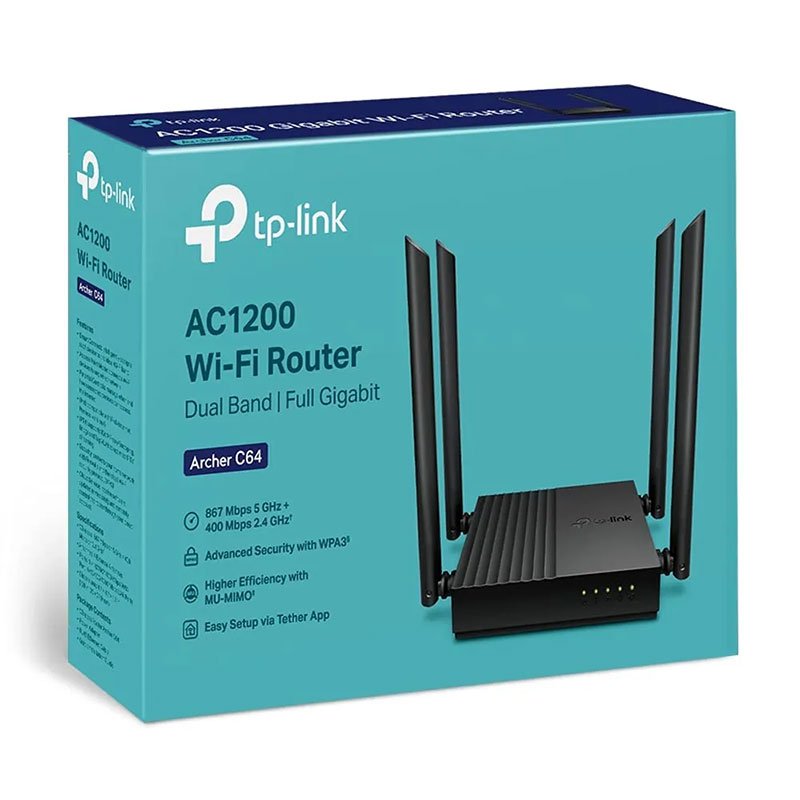 TP-Link Archer C64 AC1200 Router Archer