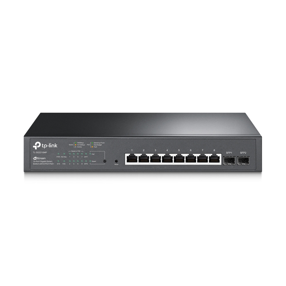 TP-Link Omada 10-Port Gigabit Smart PoE+ Switch TL-SG2210MP
