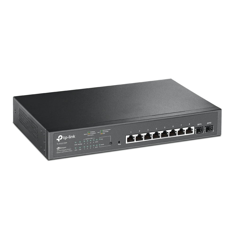TP-Link Omada 10-Port Gigabit Smart PoE+ Switch TL-SG2210MP - Image 3