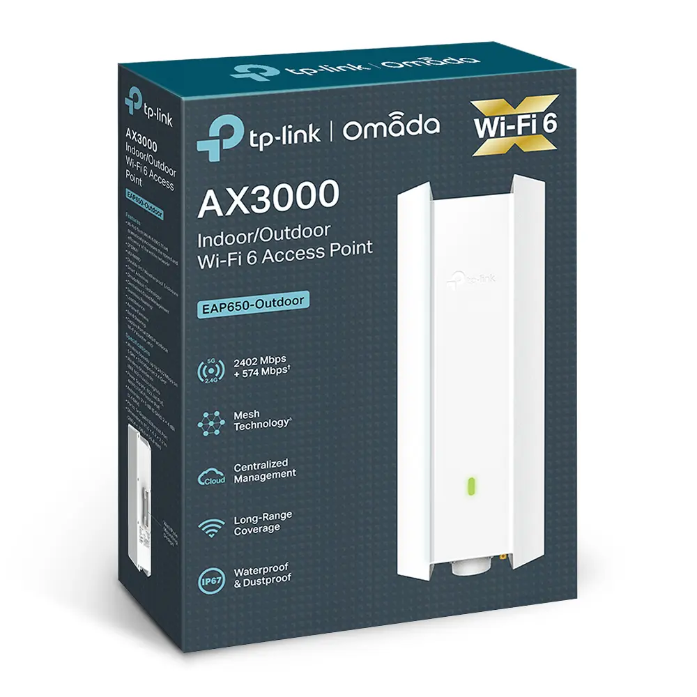 TP-Link Omada AX3000 Outdoor Access Point EAP650-Outdoor - Image 2
