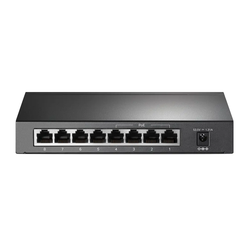 TP-Link 8-Port Gigabit Desktop Switch with 4-Port PoE. Sturdy metal case. TL-SG1008P - Image 3