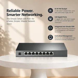 TP-Link 8-Port Gigabit Smart Switch with 4-Port PoE+. SDN. TL-SG2008P