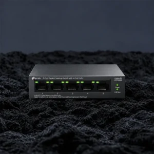 TP-Link LiteWave 5-Port Gigabit Desktop Switch with 4-Port PoE+. LS105GP